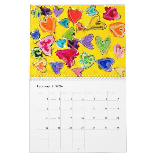 Calendrier Lovitude 2025 (Feb 2026)