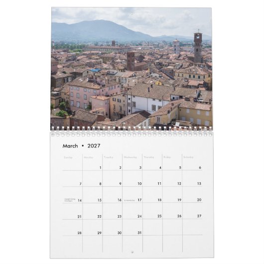 Calendrier Lucca 2026 (Mar 2027)