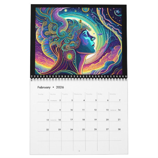 Calendrier Lucid Dreams (Feb 2026)