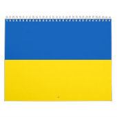 Calendrier L'Ukraine drapeau bleu et jaune patriotique modern (Protection)