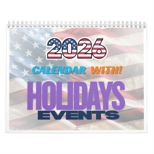 Calendrier L'Ultimate 2026 American Holiday Event Calendar (Protection)