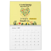 Calendrier Lumière Dans Les Ténèbres Bible Chrétienne Verse 2 (Jan 2027)