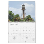Calendrier Lumière d'île de Sanibel (Feb 2027)