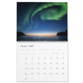 Calendrier Lumières arctiques 2027 (Jan 2027)