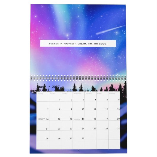 Calendrier Lumières rêvées (Mar 2027)