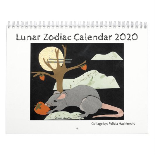 Calendrier lunaire d'animaux de zodiaque (Protection)