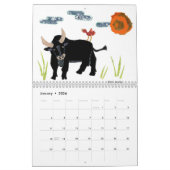 Calendrier lunaire Zodiac Animaux (Jan 2026)