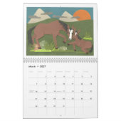 Calendrier lunaire Zodiac Animaux (Mar 2027)