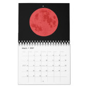 Calendrier Lune rouge (Mar 2027)