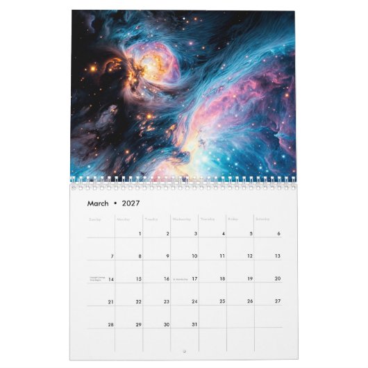 Calendrier L'univers (Mar 2027)
