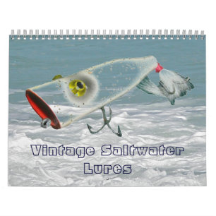 Calendrier - Lures Vintages de pêche à l'eau sal