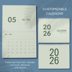 Calendrier Luxe Simple