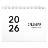 Calendrier Luxe Simple (Protection)
