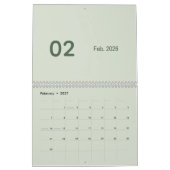 Calendrier Luxe Simple (Feb 2027)