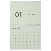 Calendrier Luxe Simple (Jan 2027)