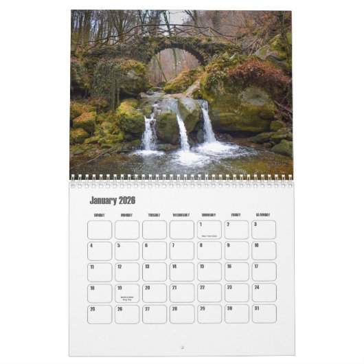 Calendrier Luxembourg (Jan 2026)