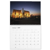 Calendrier Luxor Modern Egypt Avenue Of Sphinxes Bateau solai (Jan 2027)
