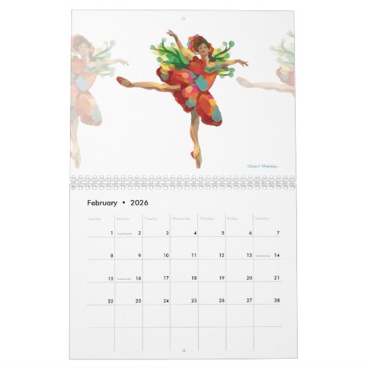 Calendrier LW Fairies En Pointe (Feb 2026)