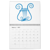 Calendrier Lyre Bleue (Feb 2027)