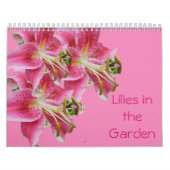 Calendrier - Lys dans le jardin (Protection)