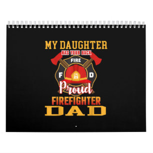 Calendrier Ma Fille A Ton Dos Fier Pompier Papa