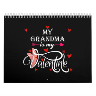 Calendrier Ma grand-mère est ma Saint-Valentin Valentines