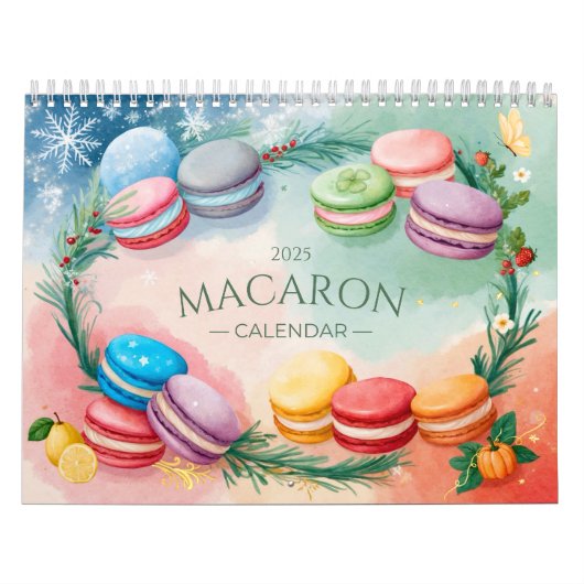 Calendrier Macaron 2025 (Protection)