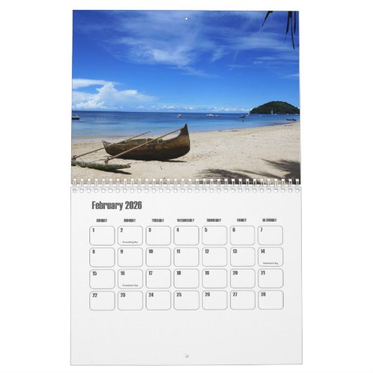 Calendrier Madagascar (Feb 2026)