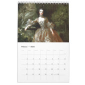 Calendrier Madame de Pompadour - Jeanne Antoinette Poisson (Feb 2026)