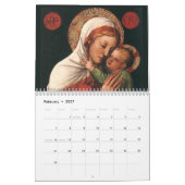 Calendrier Madonna et enfant (Feb 2027)