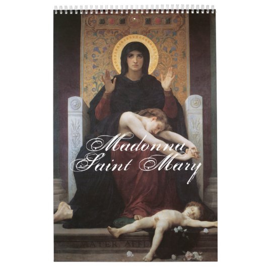 Calendrier Madonna - Saint-Marie - Marie - Sainte-Marie (Protection)