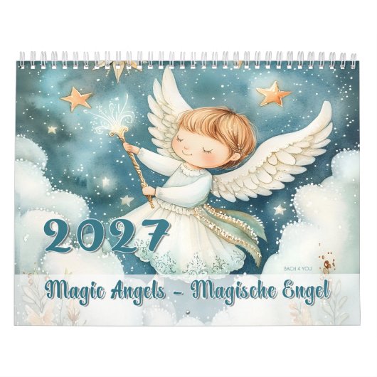 Calendrier Magic Angels – Des Anges Magiques 2027 (Protection)