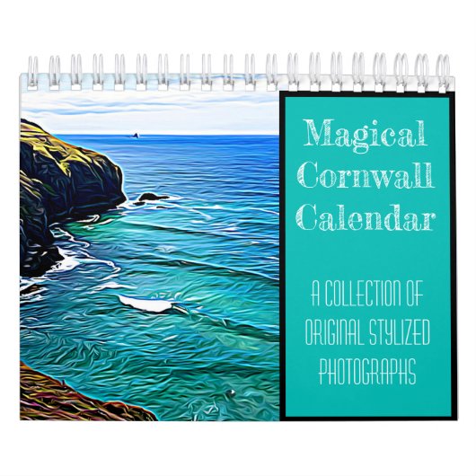 Calendrier Magical Cornwall, photographie stylisée de Cornwal (Protection)