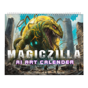 Calendrier Magiczilla IA Art