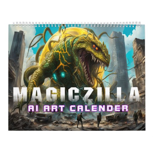 Calendrier Magiczilla IA Art (Protection)