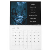 Calendrier magique avec Chanson de Lune Sacrée (Mar 2026)