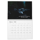 Calendrier magique avec Chanson de Lune Sacrée (Feb 2026)