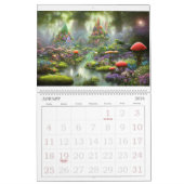 Calendrier Magique Fairyland Fairy Maisons Beaux Jardins (Jan 2026)