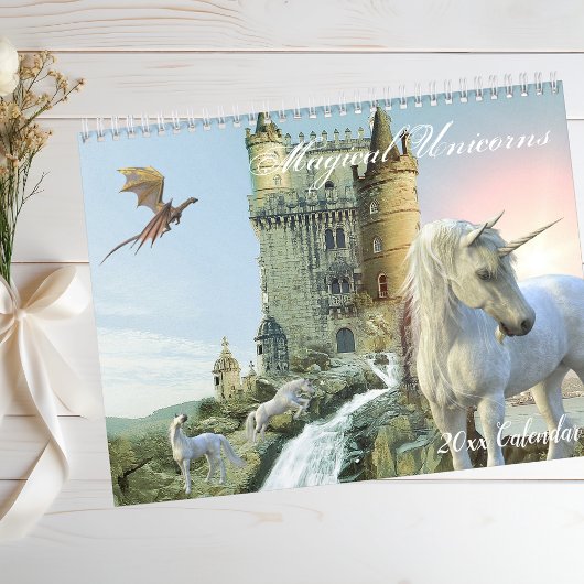 Calendrier Magique Unicorne Belle terre Imaginaire