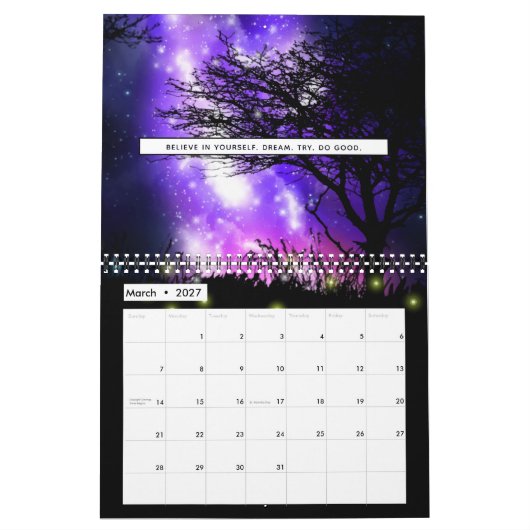 Calendrier Magique Voie Lactée (Mar 2027)