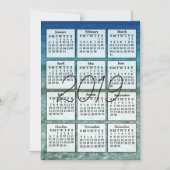 Calendrier Magnet Blue Water 2019 (Recto)