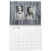 Calendrier magnifique de moustaches/moustaches (Jan 2026)