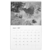 Calendrier magnifique de photo de B&W (couverture (Mar 2027)