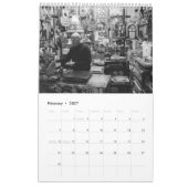 Calendrier magnifique de photo de B&W (couverture (Feb 2027)