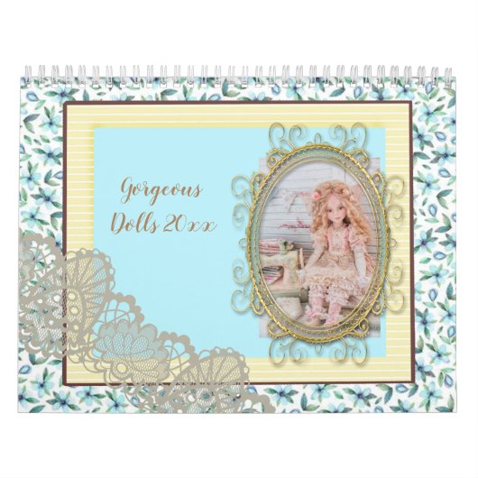 Calendrier Magnifique Dolls Moderne Élégant (Protection)