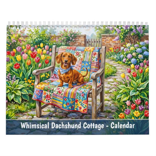 Calendrier Maisonnette capricieuse pour teckel (Protection)