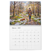 Calendrier Maisonnette capricieuse pour teckel (Feb 2027)