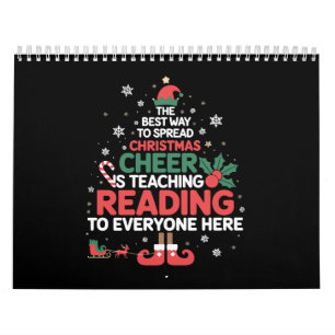 Calendrier Maître de lecture Noël Elf Xmas Cheer 