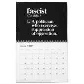 Calendrier Make Fascists Afraid Again Calendar (Jan 2027)