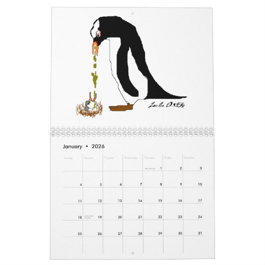 Calendrier maladif de créatures (2010) (Jan 2026)